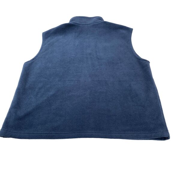 Columbia Vest Men's Tall XL Fleece Polyester Sleeveless Logo Full Zipper - Picture 14 of 16